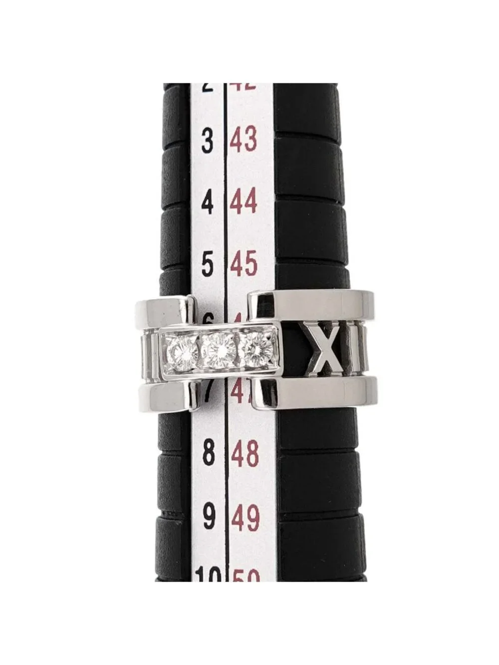 Tiffany & Co Atlas Ring Diamond White Gold 750